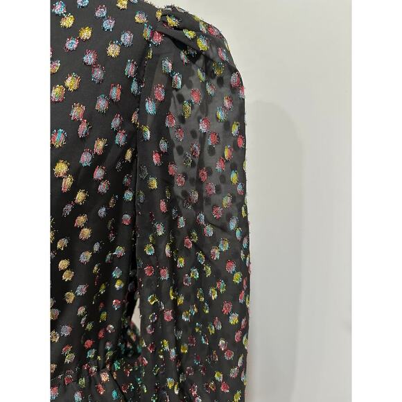Milly Reina Confetti Dot Dress Size 8 - Picture 4 of 5